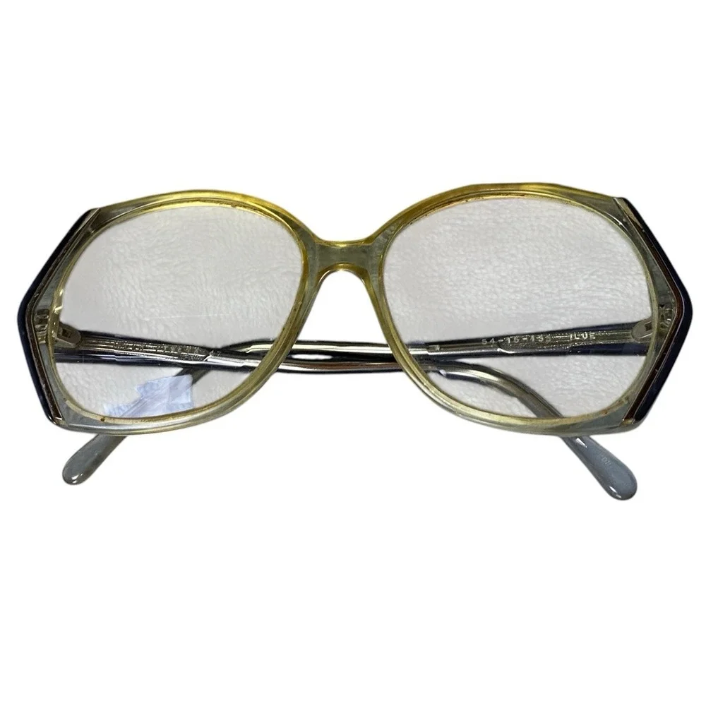 VTG 80's Glasses Frames Tortoise Shell Oversized Women's Bella Italia Retro READ